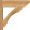 Ekena Millwork Olympic Slat Rough Sawn Outlooker, Western Red Cedar, 8"W x 26"D x 26"H OUT08X26X26OLY06RWR - alternate 3